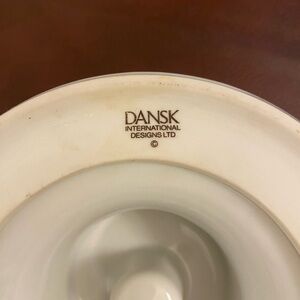Mat4 Dansk | Accents | Dansk International Designs Candle Holder With Blue ...